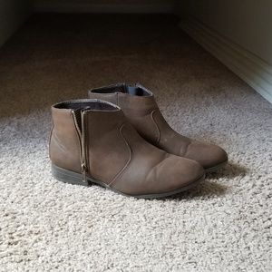Brown Ankle Booties